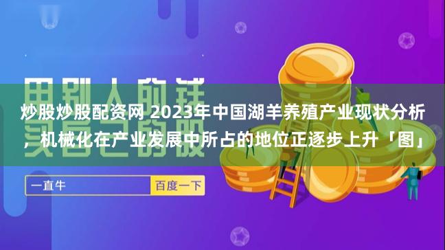 炒股炒股配资网 2023年中国湖羊养殖产业现状分析，机械化在产业发展中所占的地位正逐步上升「图」